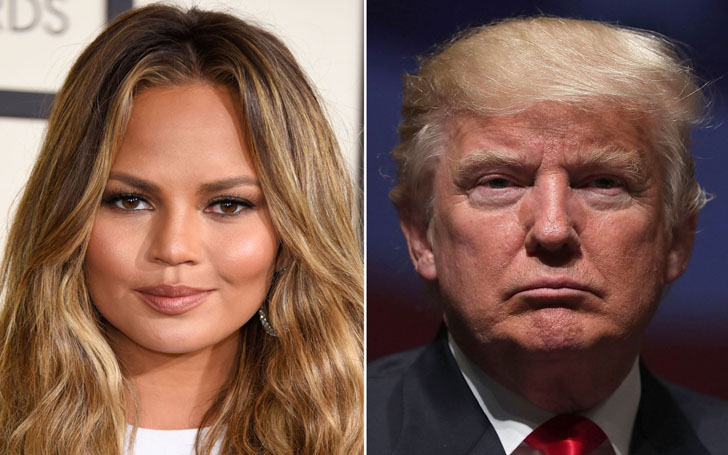 Chrissy Teigen's "Heart Stopped" Seeing Donald Trump Called Her "Filthy Mouthed" On Twitter